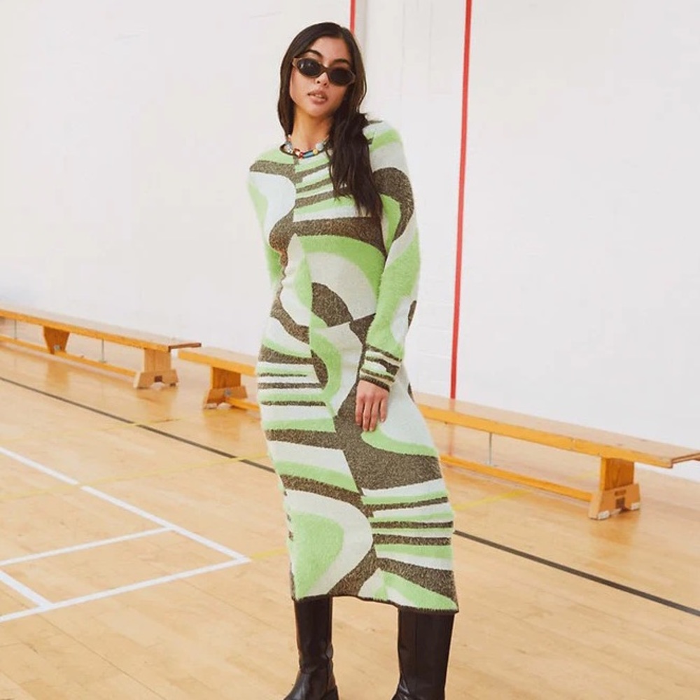 NWT House of Sunny Land Cruise Hockney Dress